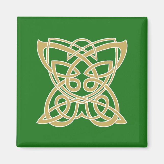 Intricate Gold Celtic Butterfly   Magnet (Vorne)