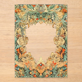 Intricate Motif Filigree Acrylüberlagerung Acryleinladungen