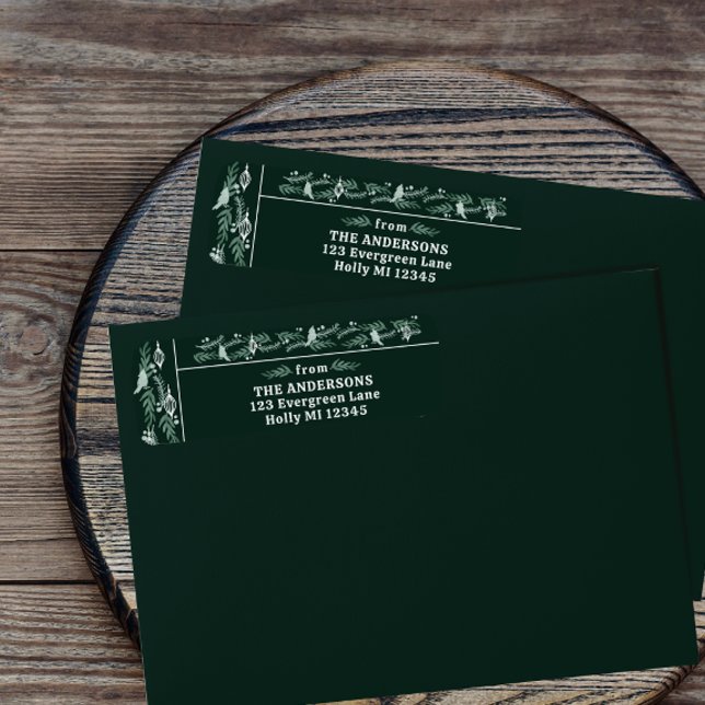 Intricentierte Evergreen Garland Moderner Urlaub R (Von Creator hochgeladen)