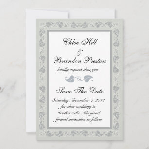 Intricentierte Reben Save the Date