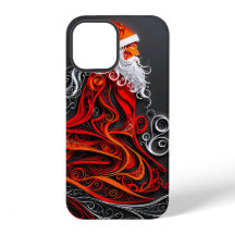 Intricentierte Santa Paper Cut