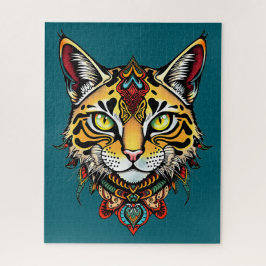 Intricsive Stamm Wildcat mit farbenfrohen Pat Puzzle