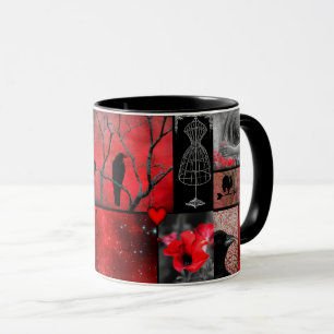 Intrige durch Rot Tasse