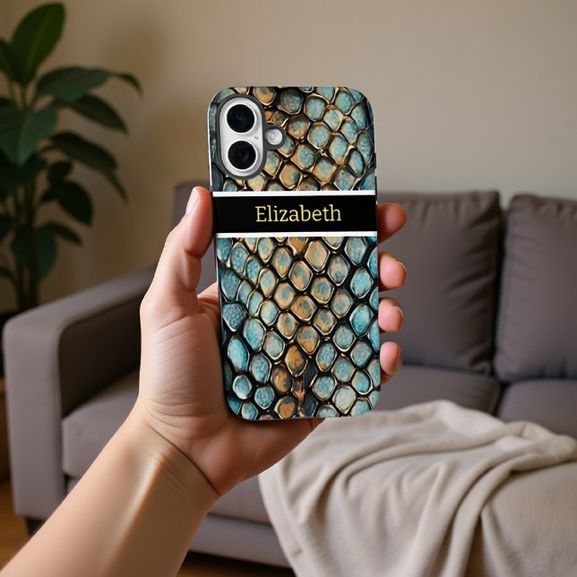 Intrikate Muster der Haut einer giftigen Schlange Case-Mate iPhone Hülle (Von Creator hochgeladen)