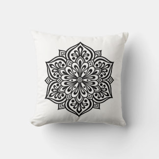Intrikates Boho-Mandala-Kissen Kissen