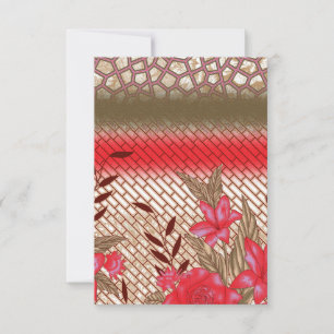 Intrikates Stoffdesign mit Blumenmuster