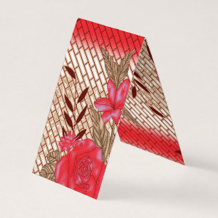 Intrikates Stoffdesign mit Blumenmuster