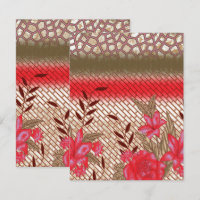 Intrikates Stoffdesign mit Blumenmuster