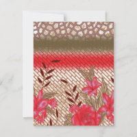 Intrikates Stoffdesign mit Blumenmuster