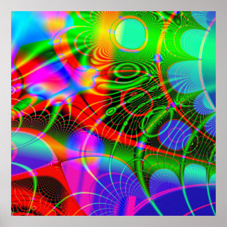 "Intrizent tanzende Textur" Poster