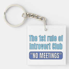 Introvert Club    T-Shirt Schlüsselanhänger