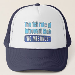 Introvert Club    T-Shirt Truckerkappe