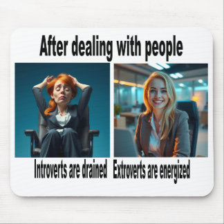 Introvert/Extrovert-Mauspad Mousepad