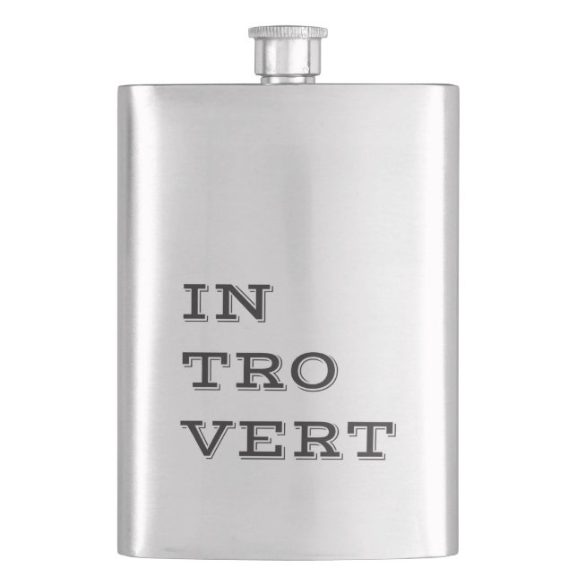 Introvert Flask Flachmann (Vorderseite)