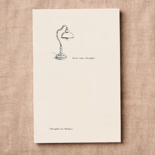 Introvert Geschenk Minimalistische Line Art Journa Visitenkarte