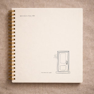 Introvert Geschenk Stille Einsamkeit Geschlossene  Notizbuch