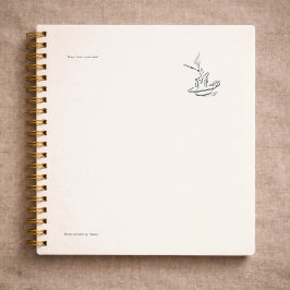 Introvert Gift Minimalist Line Art Planner Notizbuch