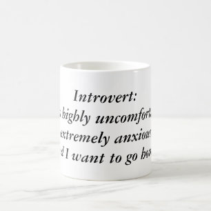 Introvert Kaffeetasse