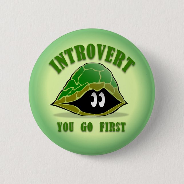 Introvert Knopf Button (Vorderseite)