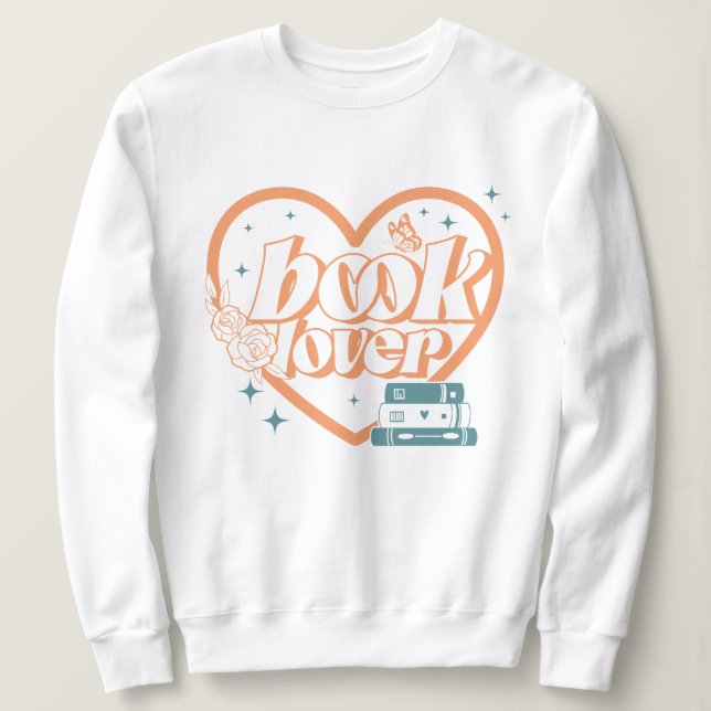 Introvert, Lover Booktrovert Geschenk buchen Sweatshirt (Design vorne)