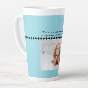 Introvert Meme Latte Tasse