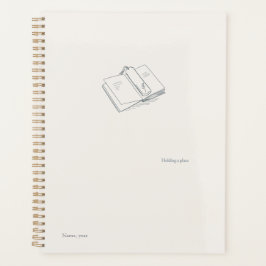 Introvert Minimalist Black and White Art Planner Planer