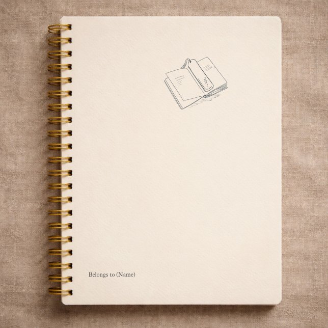 Introvert Minimalist Line Art Literary Gift Planer (Von Creator hochgeladen)