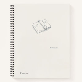 Introvert Minimalist Literary Gift Notebook Notizbuch
