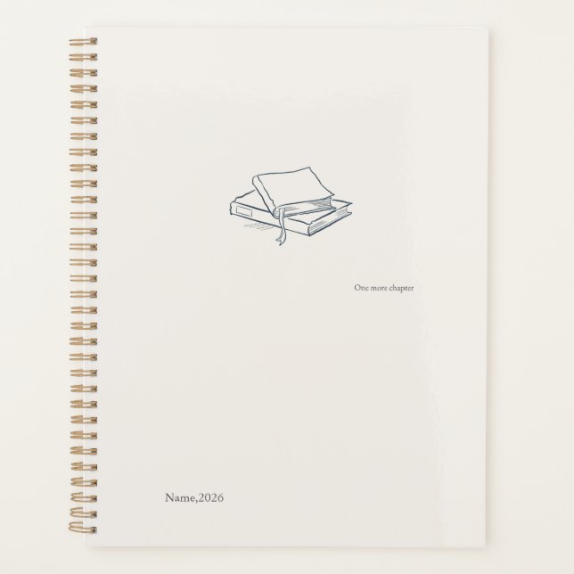 Introvert Quiet Solitude Planner Planer (Vorderseite)