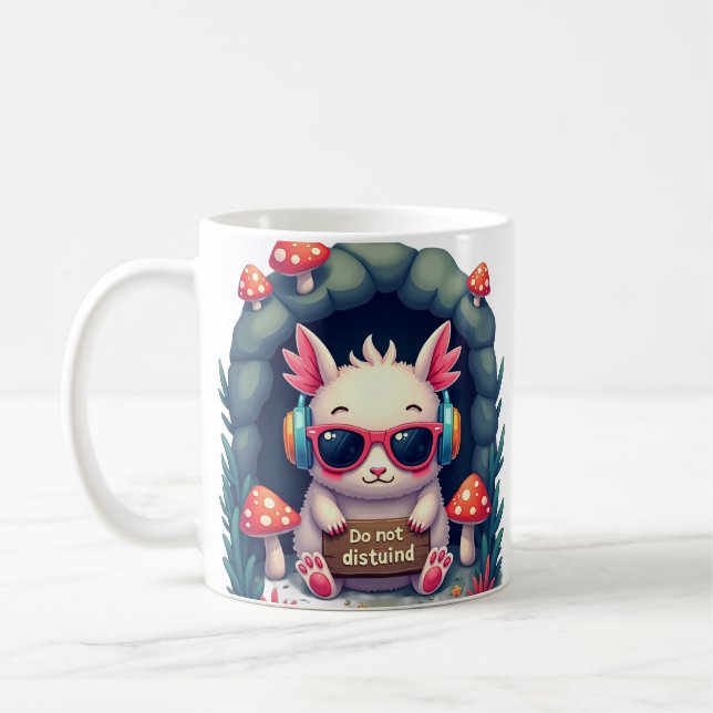 Introvert Soziale Batterie Leer Geräusche Abschirm Kaffeetasse (Links)