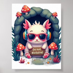 Introvert Soziale Batterie Leer Geräusche Abschirm Poster