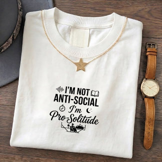 Introvert T-Shirt - Anti-Soziales Zitat-Design