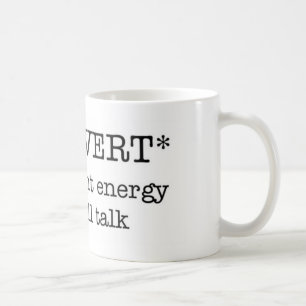 INTROVERT unzulängliche Energie-Tasse Tasse