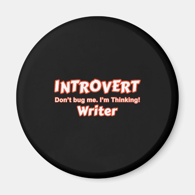 Introvert Writer Magnet (Vorne)