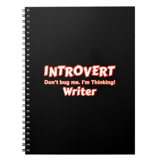 Introvert Writer Notizblock (Vorderseite)