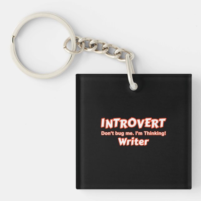 Introvert Writer Schlüsselanhänger (Vorderseite)