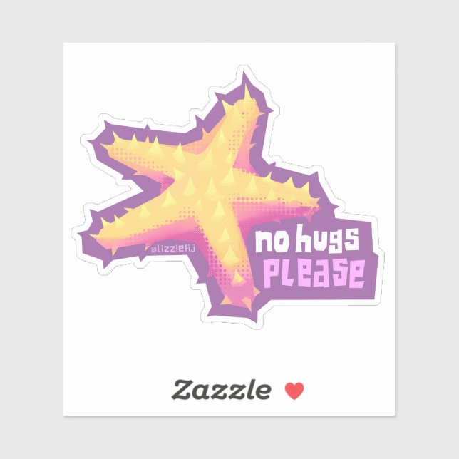 Introvertebraten - mittlerer Aufkleber (Blatt)