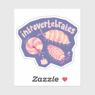 Introvertebrates isopods - kleiner Aufkleber