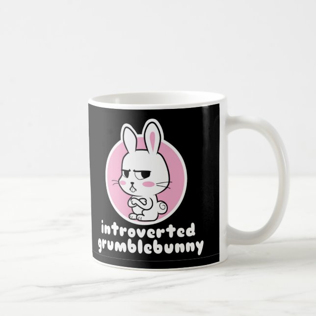 Introverted Grumblebunny Tasse (Rechts)