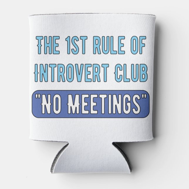 Introverter Club Dosenkühler (Vorderseite)