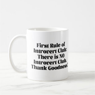 Introverter Club Kaffeetasse