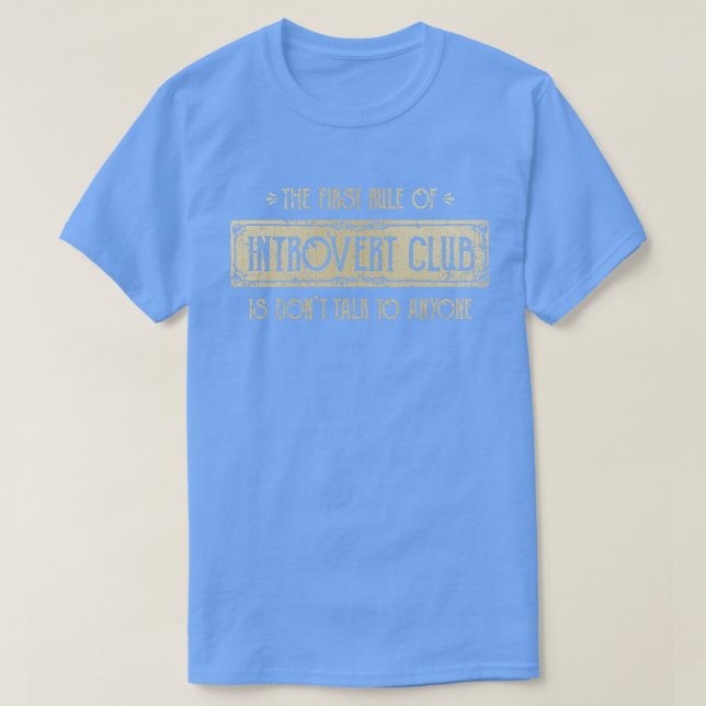 Introverter Club T-Shirt (Design vorne)