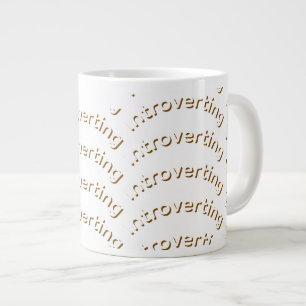 introvertierbares spezielles Muggeschenk Jumbo-Tasse