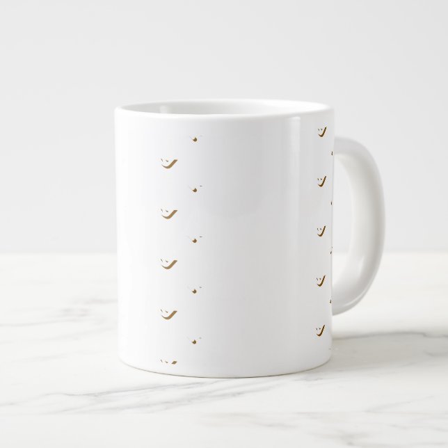 introvertierbares spezielles Muggeschenk Jumbo-Tasse (Vorderseite Rechts)
