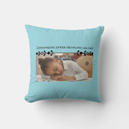 Introvertieren Meme Square Accent Pillow Kissen