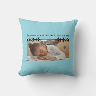 Introvertieren Meme Square Accent Pillow Kissen