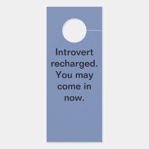 Introvertieren Türanhänger