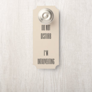 Introvertieren... Türanhänger