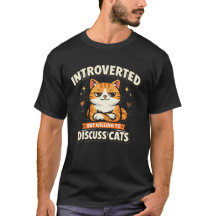 Introvertiert, aber bereit, über Katzen lustige Ka