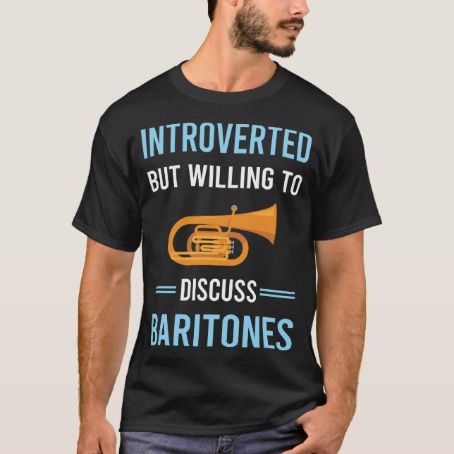 Introvertierte Baritone T-Shirt (Vorderseite)